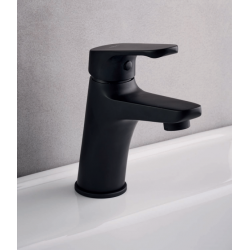 Αναμεικτική Μπαταρία Νιπτήρος CESARA 82-01010/B Μαύρη